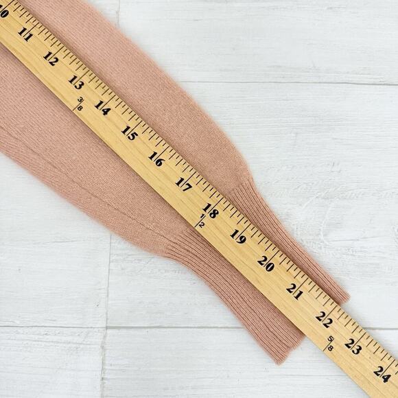 J.Crew Cashmere Sweater Women S Classic Fit Crewneck Pale Guava Quiet Luxury - Picture 13 of 16